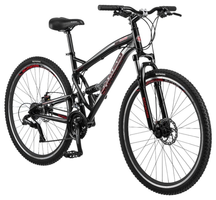 schwinn full suspension mountain bike